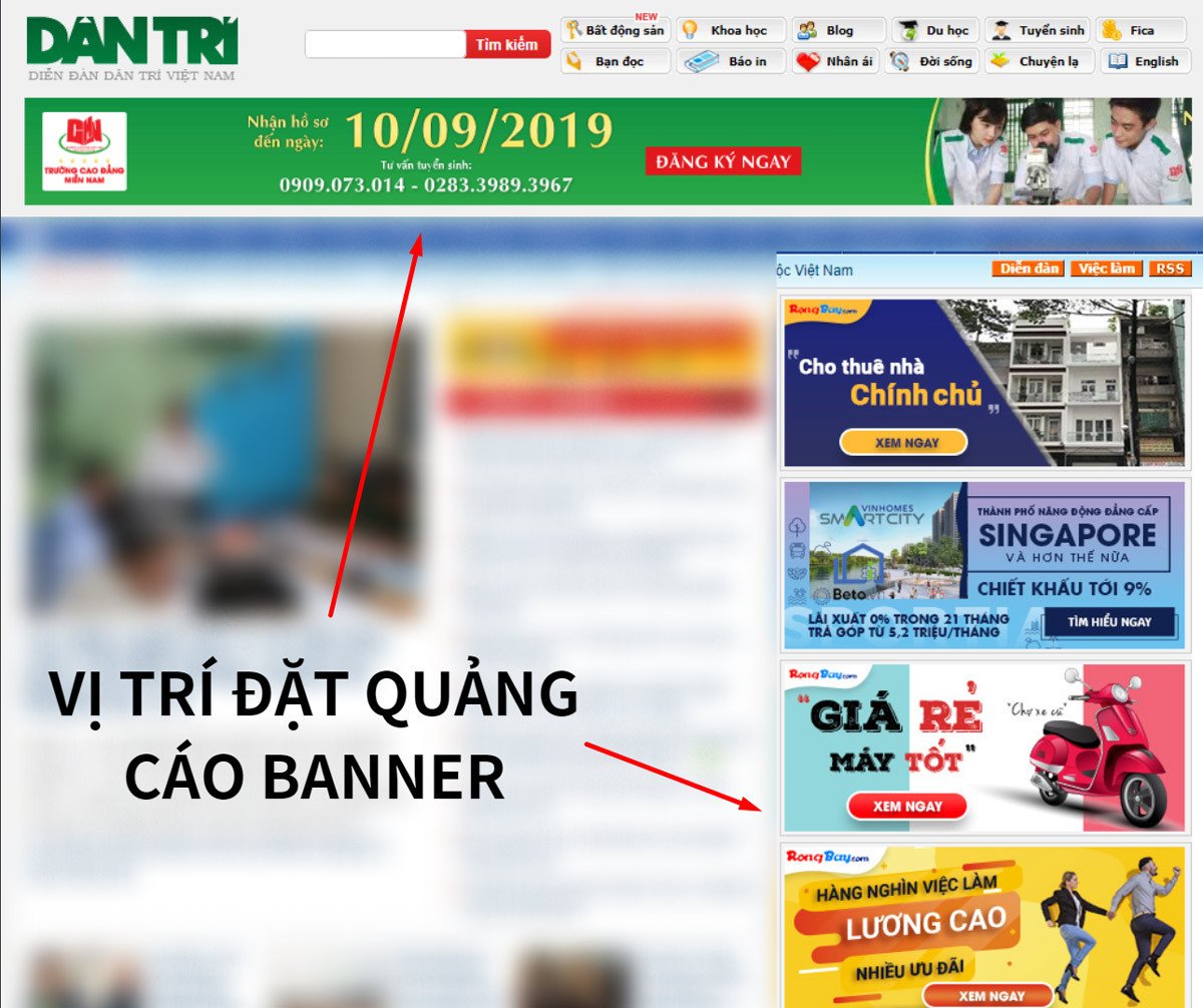 Ảnh hưởng của vị trí đặt quảng cáo đến chi phí CPM và hiệu suất hiển thị