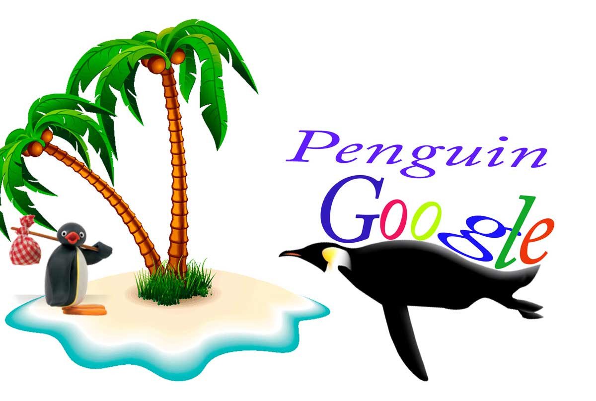 Biểu tượng của thuật toán Penguin của Google ảnh hưởng đến liên kết bẩn