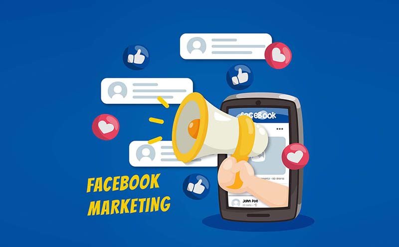 Hình ảnh minh họa khái niệm Facebook Marketing trong kinh doanh số