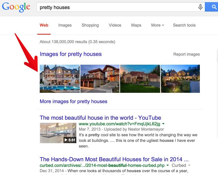 Kết quả tìm kiếm hình ảnh trên Google