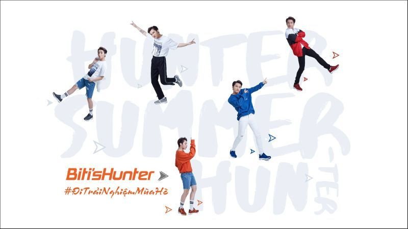 Key Visual của chiến dịch “Đi – trải nghiệm mùa hè” của Biti’s Hunter