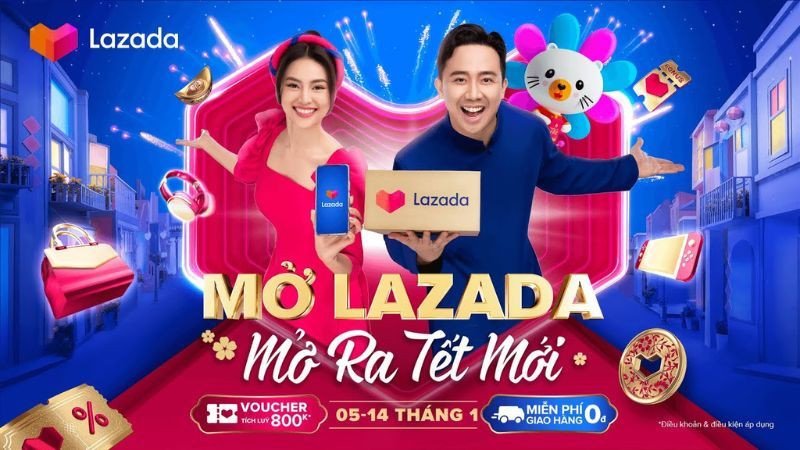 Key Visual mang màu sắc tươi sáng và rực rỡ