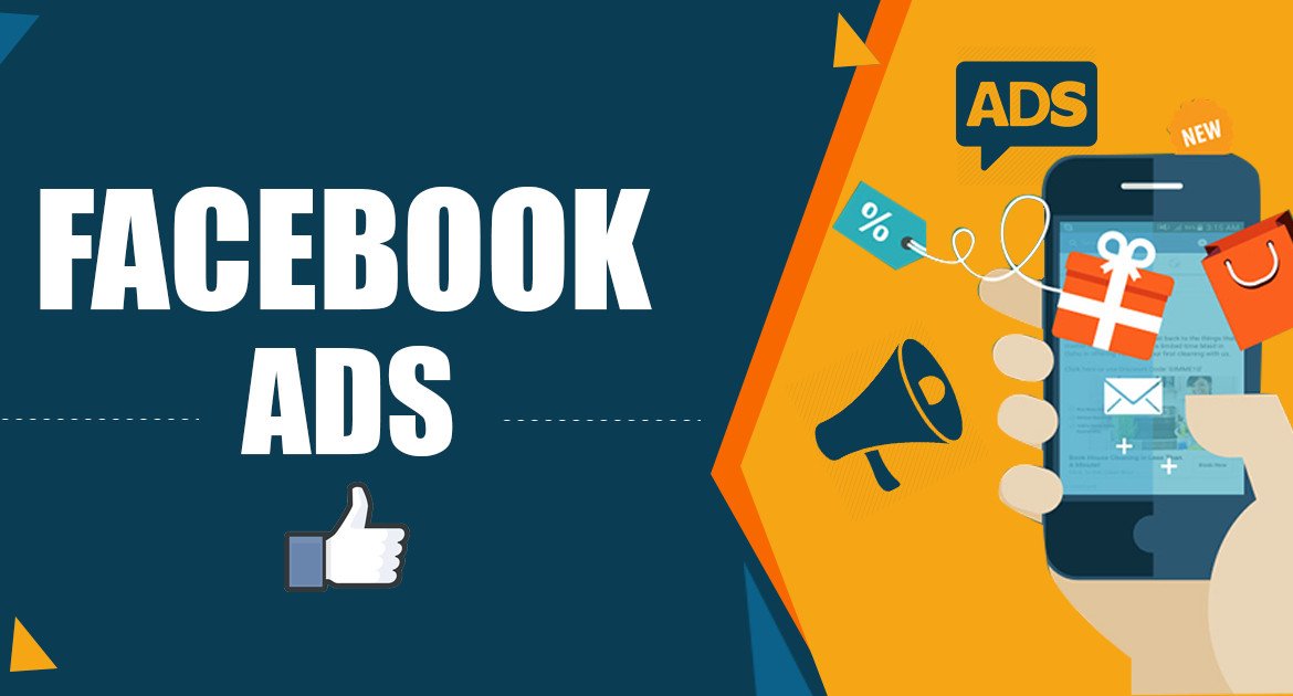Logo Facebook Ads trên nền tối, minh họa chiến dịch quảng cáo