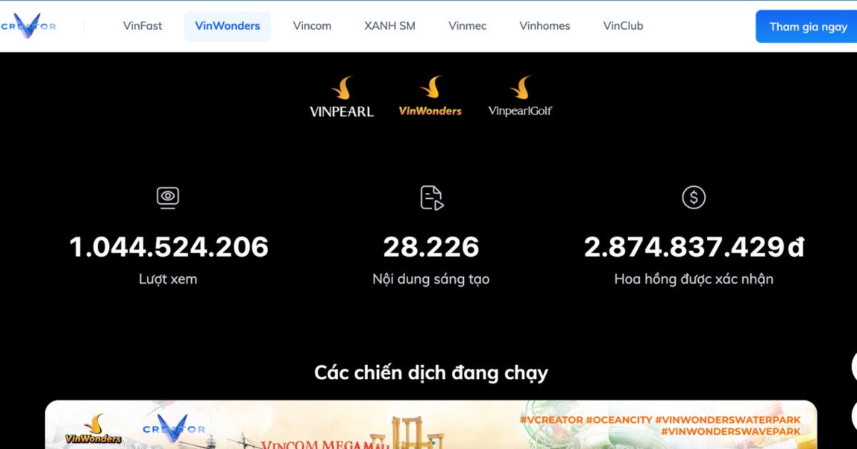 Nền tảng V-Creator của Vingroup hợp tác với Ambassador Program