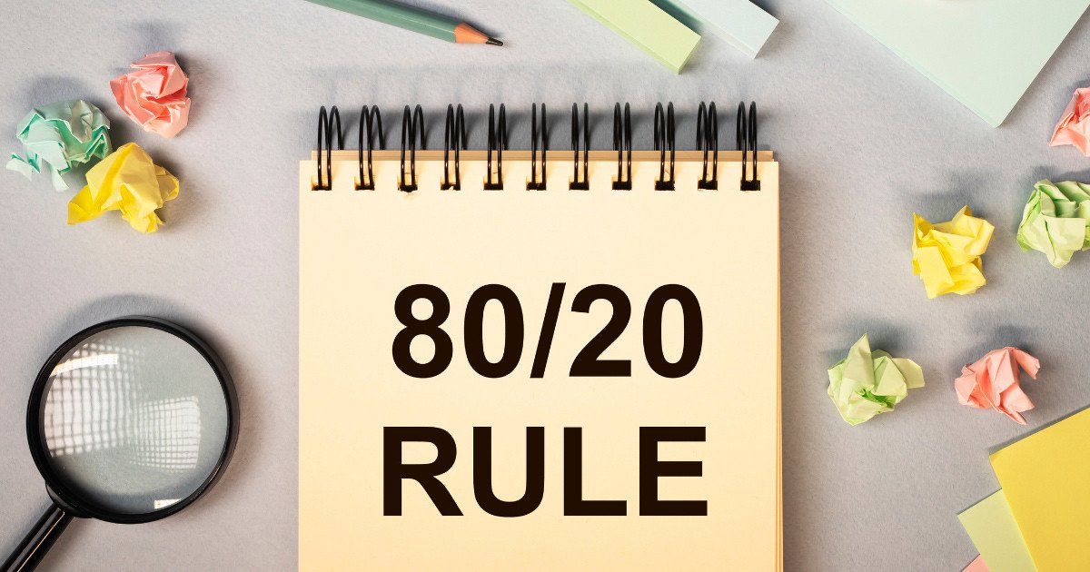 Nguyên tắc Pareto 80/20 minh họa mối quan hệ giữa nguyên nhân và kết quả, cho thấy 20% nỗ lực mang lại 80% thành quả trong quản lý thời gian