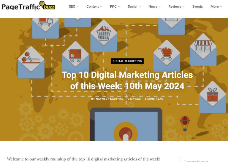 Page Traffic Curated Blog Article Example
