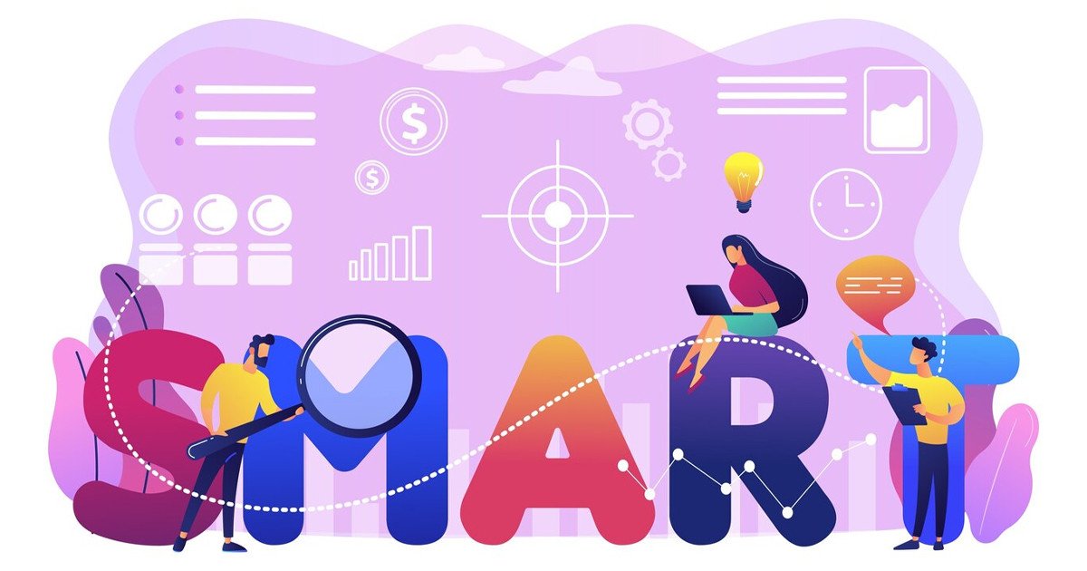 Sơ đồ giải thích chi tiết phương pháp SMART để đặt mục tiêu hiệu quả