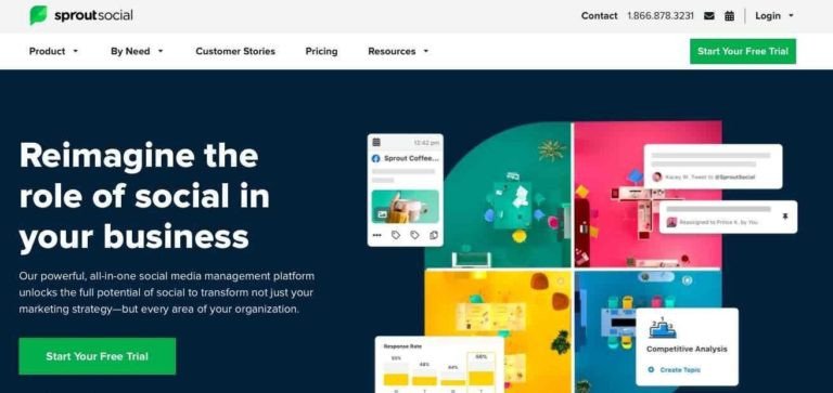 Sprout Social - công cụ quản lý mạng xã hội