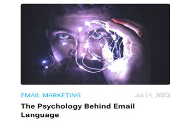 Tâm Lý Đằng Sau Ngôn Ngữ Email