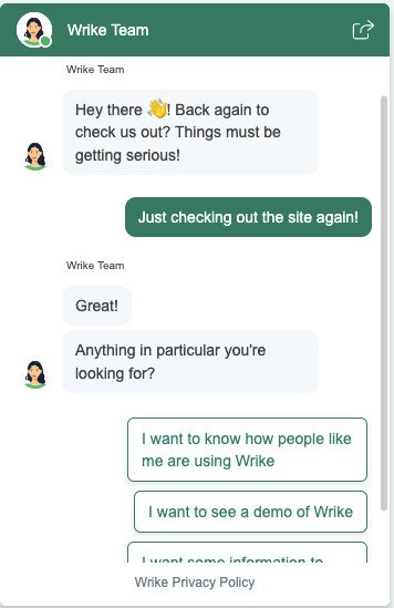 wrike_Chatbot_Personalization