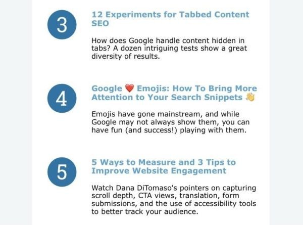 Bản tin The Moz Top 10 cung cấp 10 bài viết giá trị nhất về SEO và marketing online, nguồn tài nguyên tuyệt vời cho content curation.