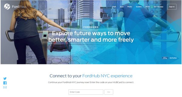 Bên trong FordHub, không gian tương tác của Ford tại Manhattan về tương lai di chuyển.