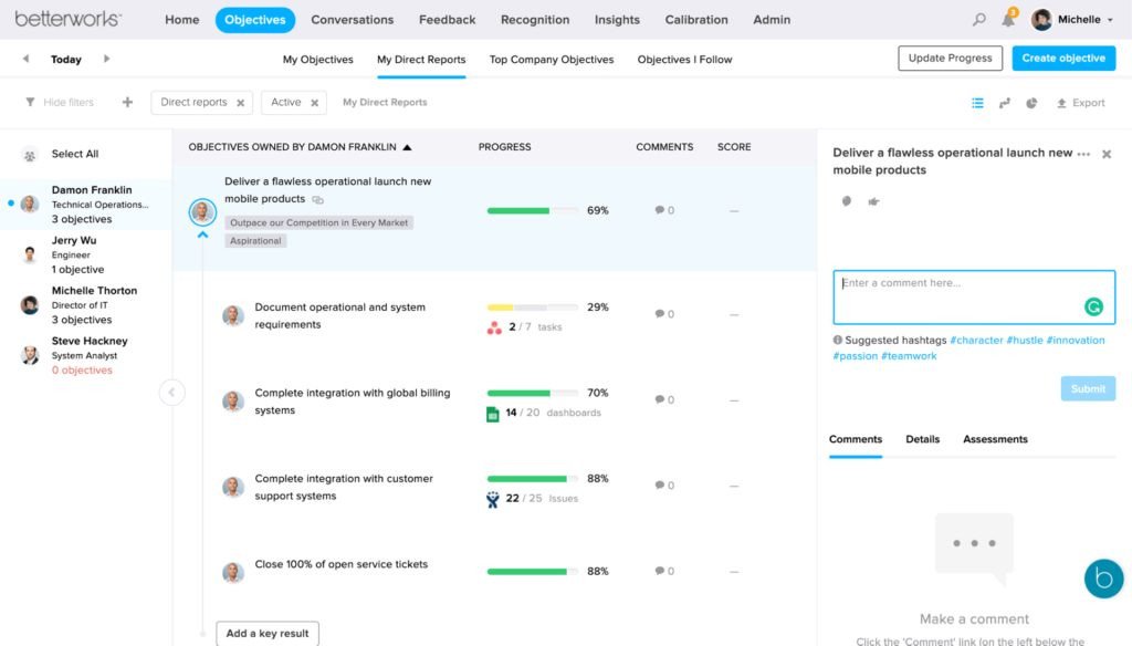 Betterworks - Giải pháp phần mềm OKR toàn diện cho doanh nghiệp lớn