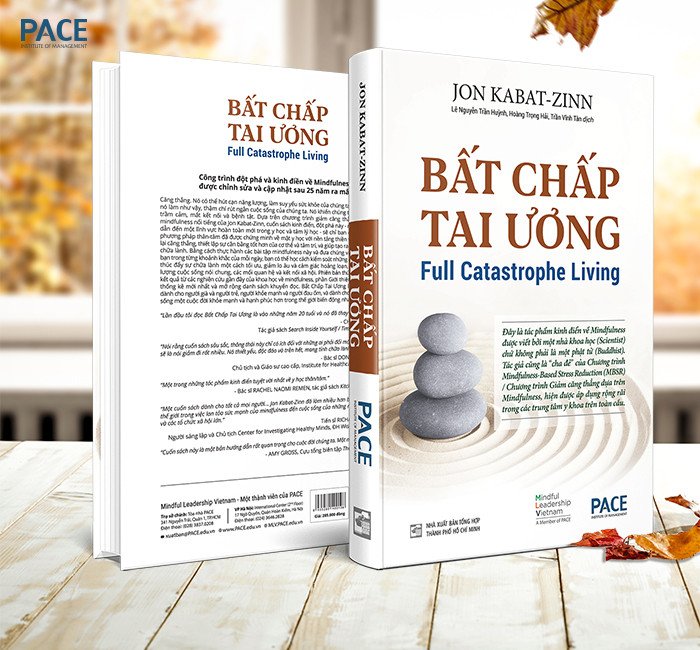 Bìa sách Bất Chấp Tai Ương của Jon Kabat-Zinn, phương pháp giảm căng thẳng bằng chánh niệm