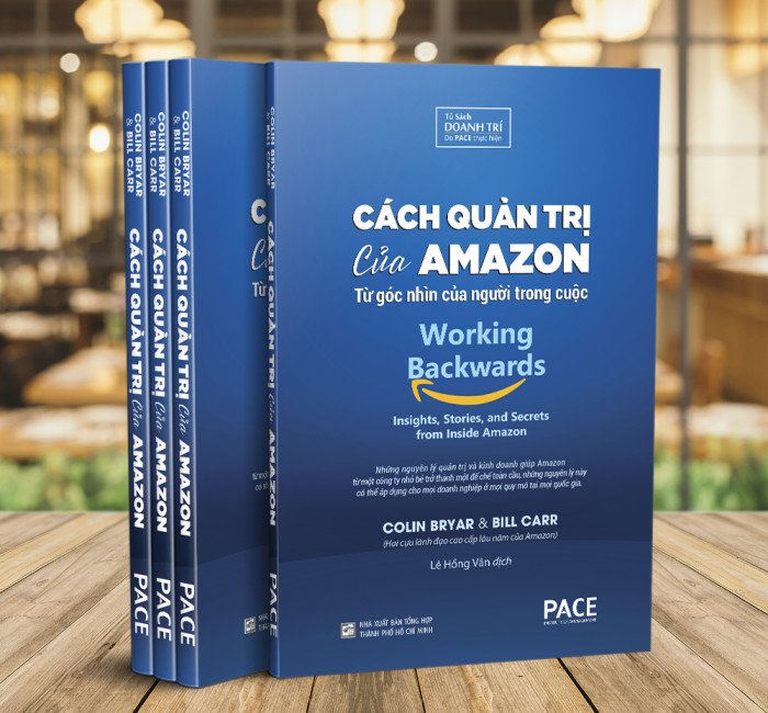 Bìa sách Cách Quản Trị Của Amazon, bí quyết thành công của đế chế công nghệ
