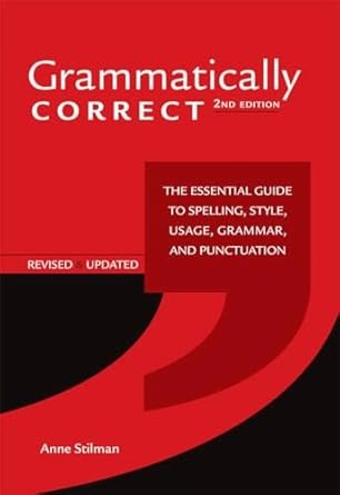 Bìa sách Grammatically Correct - Hướng dẫn thiết yếu về ngữ pháp và văn phong