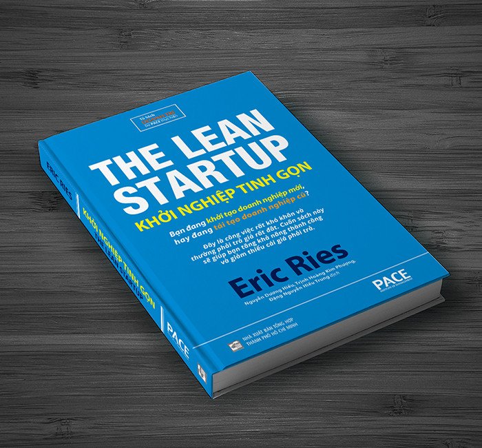 Bìa sách Khởi Nghiệp Tinh Gọn của Eric Ries, chiến lược khởi nghiệp tinh gọn