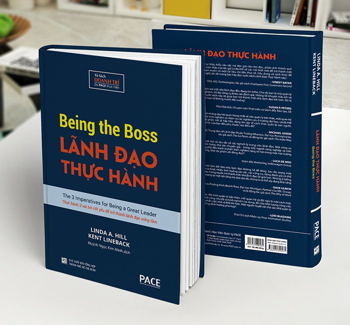 Bìa sách Lãnh đạo thực hành (Being the Boss) của Linda A. Hill &amp; Kent Lineback, một tài liệu thiết thực để rèn luyện kỹ năng lãnh đạo và quản lý đội ngũ.