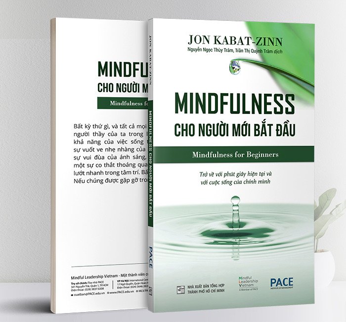 Bìa sách Mindfulness Cho Người Bắt Đầu của Jon Kabat-Zinn, hướng dẫn thiền chánh niệm cơ bản