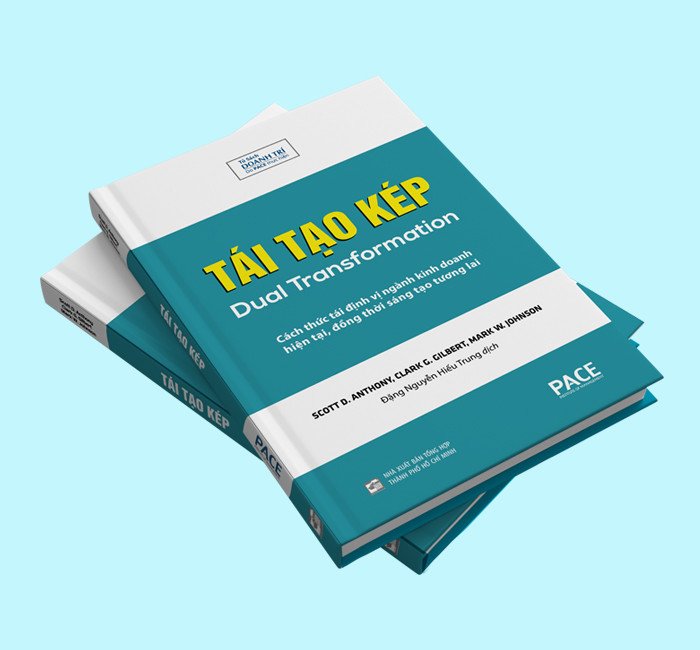 Bìa sách Tái Tạo Kép, chiến lược đổi mới doanh nghiệp trong kỷ nguyên số