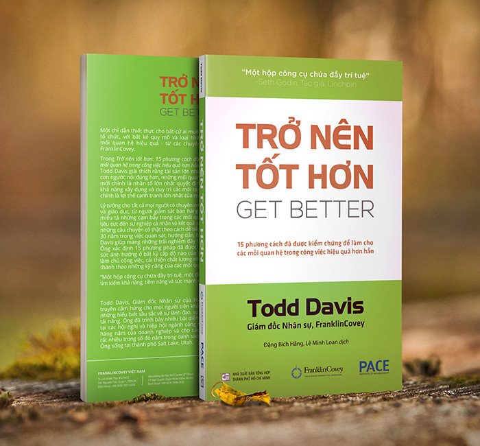 Bìa sách Trở Nên Tốt Hơn của Todd Davis, cẩm nang cải thiện mối quan hệ