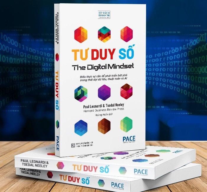 Bìa sách Tư Duy Số của Paul Leonardi và Tsedal Neeley, định hình tư duy cho kỷ nguyên số
