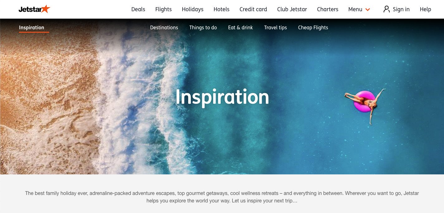 Bìa tạp chí Jetstar, content marketing du lịch thành công