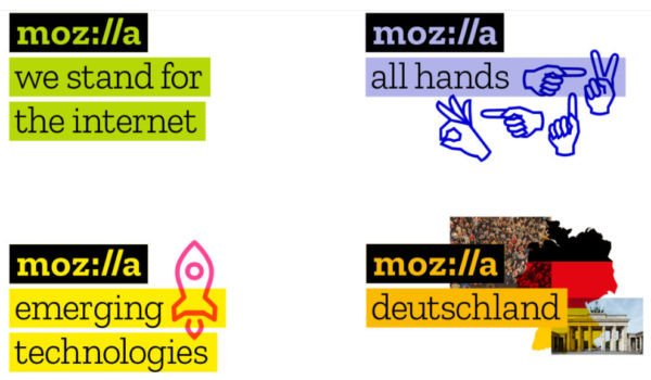 Biểu tượng logo Mozilla với gam màu tím và xanh dương hiện đại