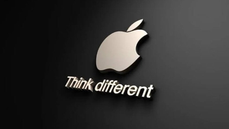 Biểu tượng quả táo của Apple, minh họa về xây dựng chân dung thương hiệu sáng tạo và đột phá