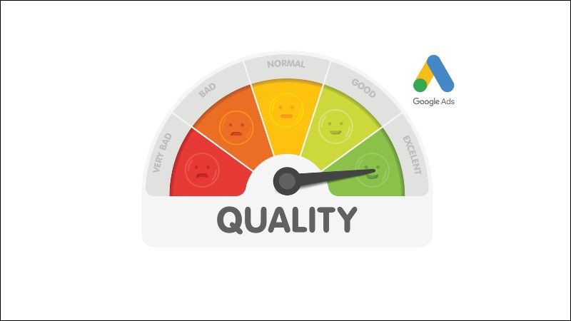 Biểu tượng xếp hạng chất lượng cho thấy tầm quan trọng của Quality Score trong Google Ads.