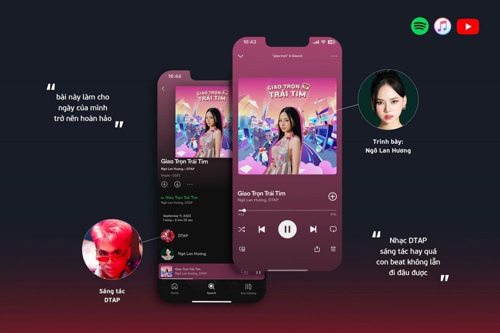 Ca sĩ biểu diễn bài hát Giao trọn trái tim trong chiến dịch marketing âm nhạc của Viettel Post