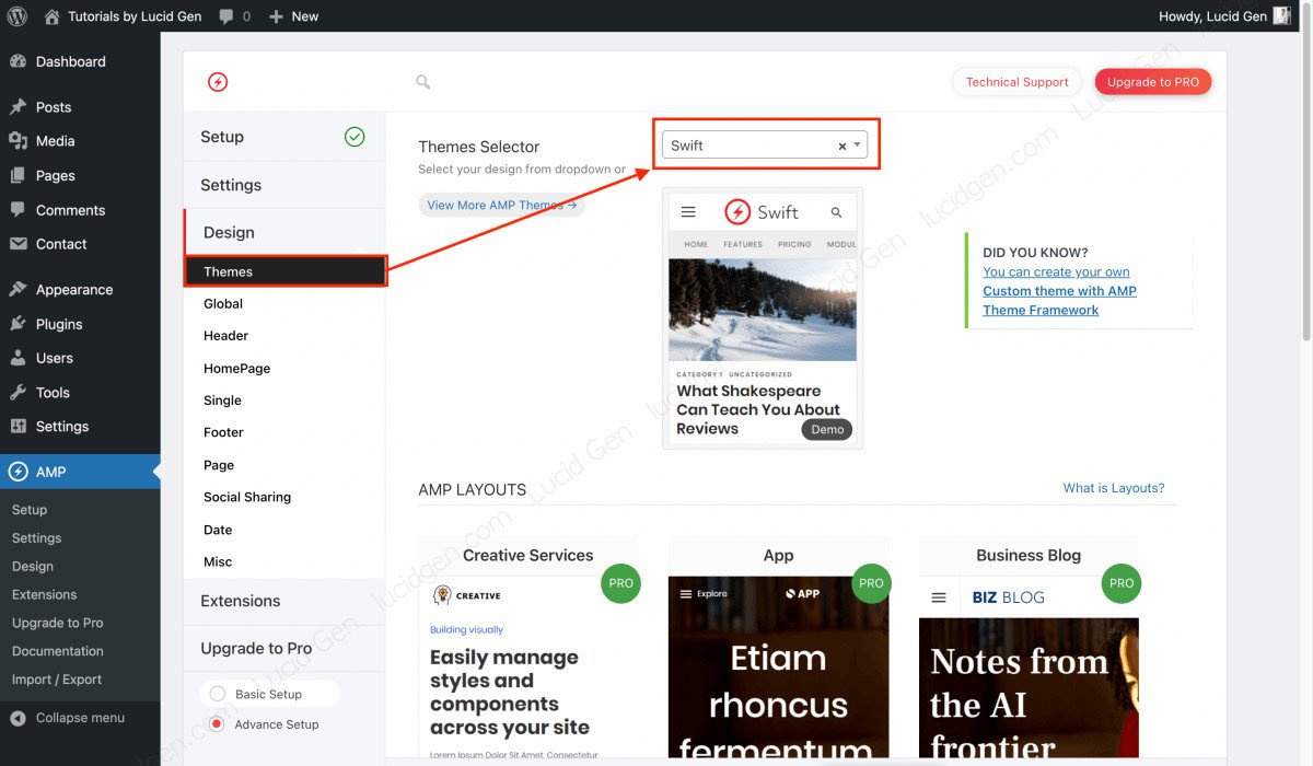 Cài đặt AMP cho WordPress