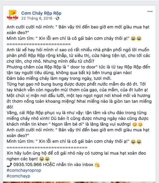Câu chuyện khách hàng trong quảng cáo