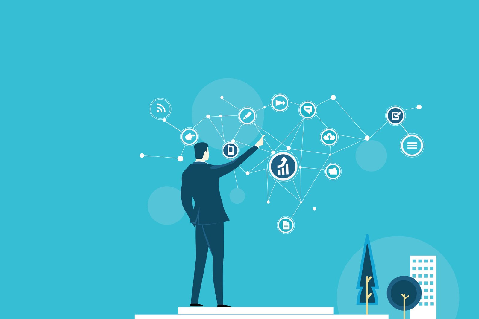 CEO trình bày thông điệp về tương lai doanh nghiệp trong quá trình chuyển đổi.