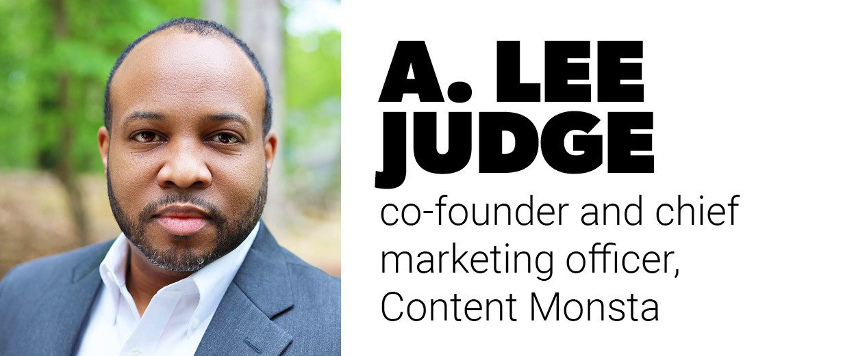 Chân dung A. Lee Judge, đồng sáng lập và giám đốc marketing, Content Monsta