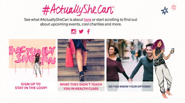Chiến dịch #ActuallySheCan truyền cảm hứng cho phụ nữ trẻ