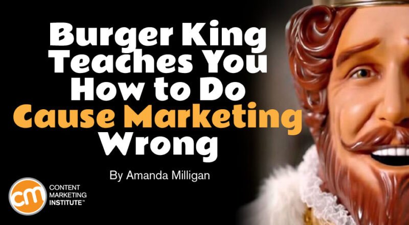 Chiến dịch marketing vì cộng đồng không phù hợp của Burger King