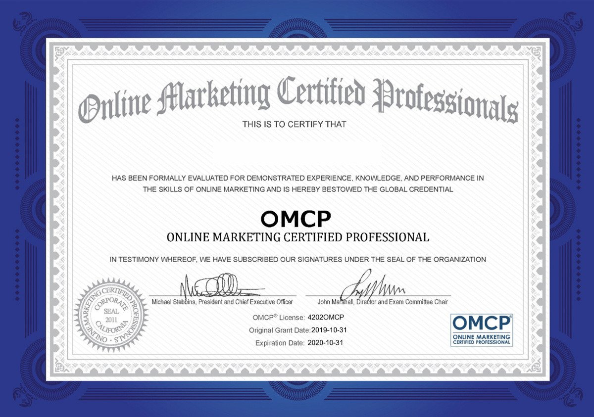 Chứng chỉ Digital Marketing OMCP, tiêu chuẩn giảng dạy được nhiều trường học lựa chọn