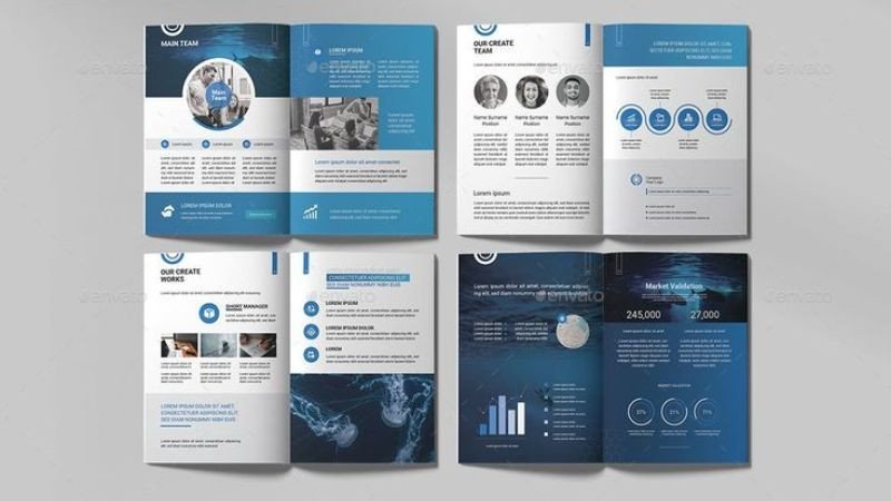 Company Profile truyền thống: Mẫu hồ sơ năng lực với bố cục chi tiết và chuyên nghiệp