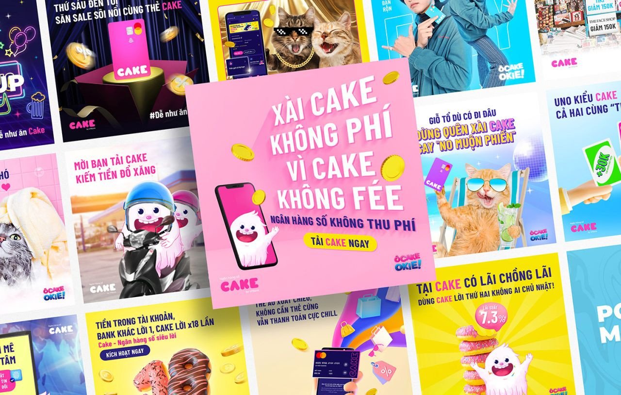 Fanpage Cake by VPBank với nội dung sáng tạo thu hút Gen Z