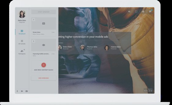 Flow nền tảng webinar tự động