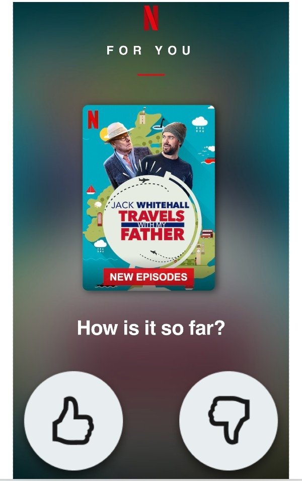 Giao diện Netflix yêu cầu đánh giá để cá nhân hóa trải nghiệm khách hàng