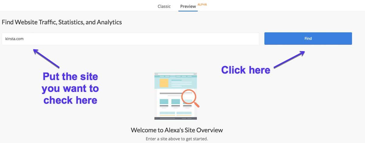 Giao diện tiện ích Alexa Traffic Rank cung cấp thông tin về xếp hạng và tốc độ tải website.