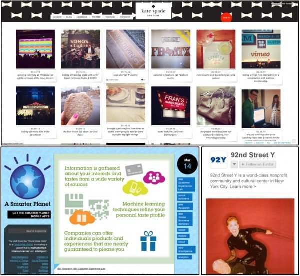 Giao diện tùy chỉnh hồ sơ trên Tumblr, minh họa việc cá nhân hóa thương hiệu trong chiến lược marketing.