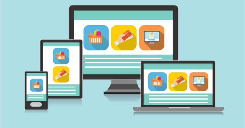 Giao diện WordPress đang được phát triển trên máy tính