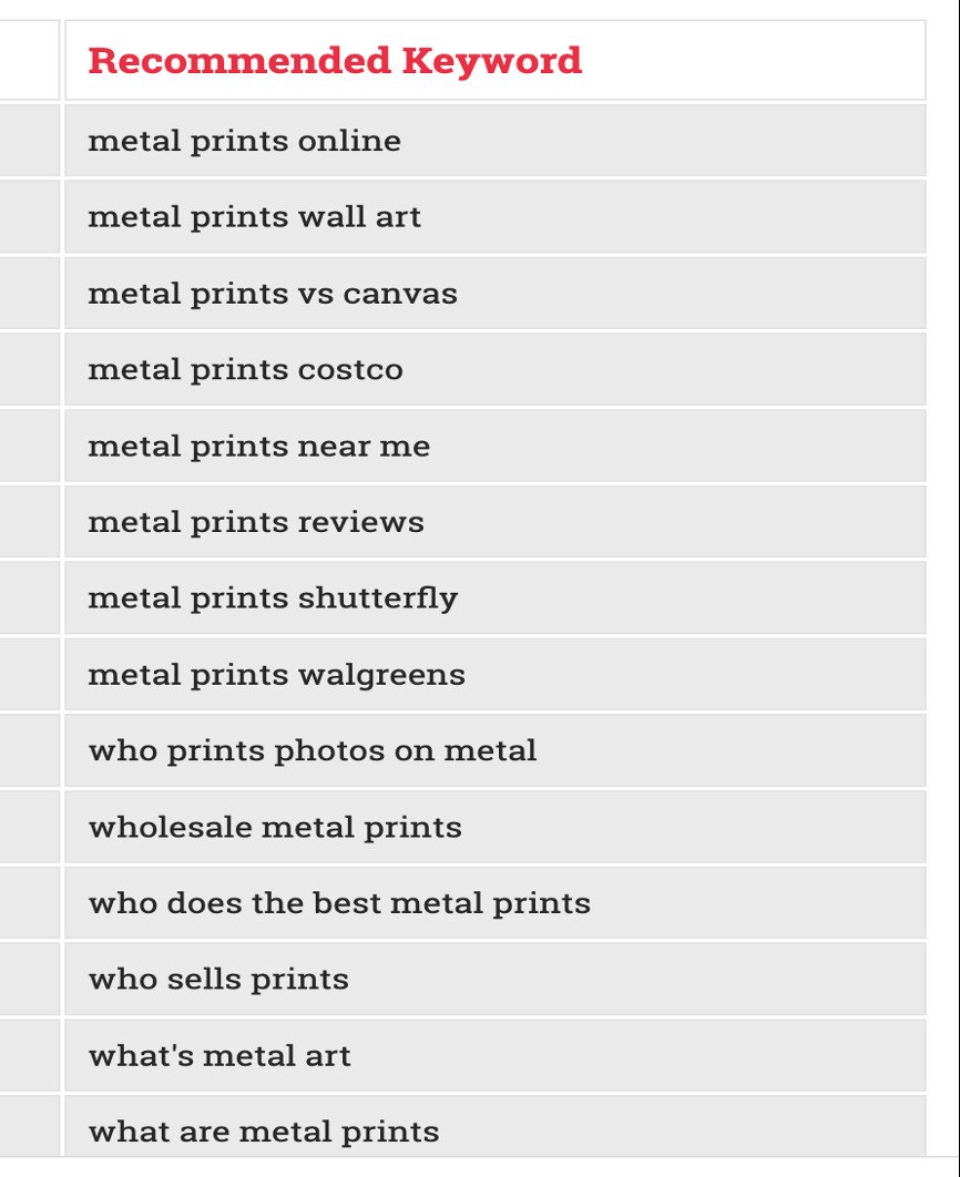 Gợi ý từ khóa từ Keyword-o-Matic