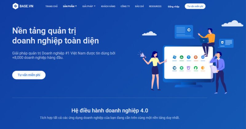 Hệ thống quản lý nhân sự Base HRM+ toàn diện dành cho doanh nghiệp