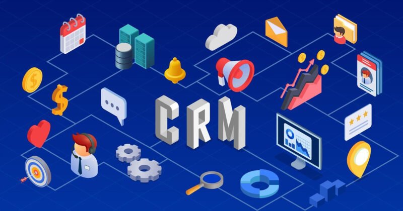 Hình ảnh minh họa khái niệm CRM - Quản lý Quan hệ Khách hàng
