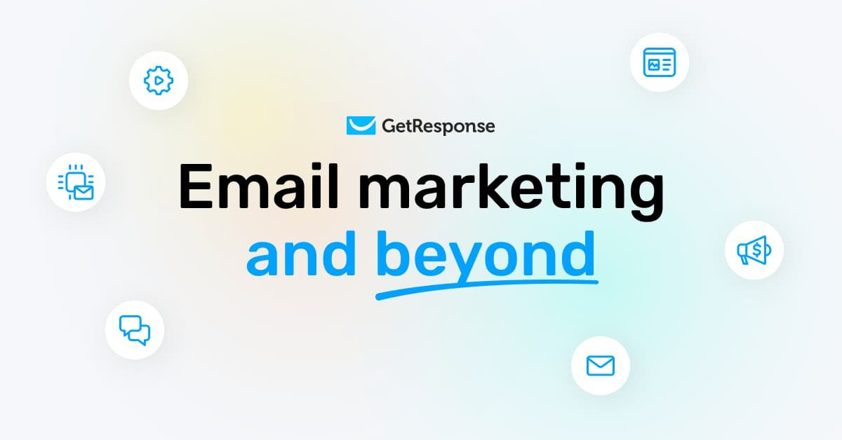 Hình ảnh minh họa phần mềm GetResponse trong Email Marketing