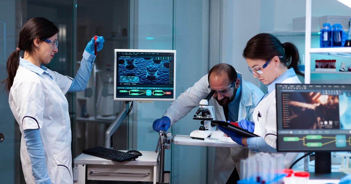 Hình ảnh mô tả các ứng dụng đa dạng của Research &amp; Development trong nhiều ngành nghề khác nhau